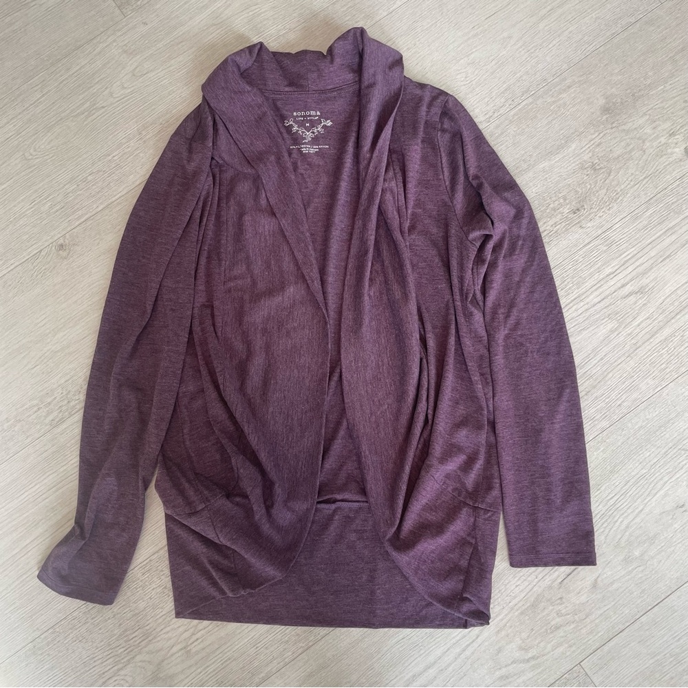 Sonoma Cardigan-Purple, Medium